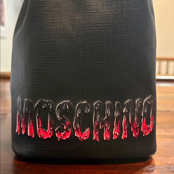 Moschino Bat Teddy Bear Bucket Crossbody Bag - Picture 3 of 10